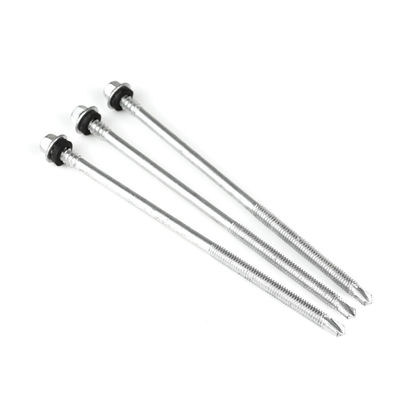 Sandwich Panel Long Self Drilling Screw ST5.5x140 ZINC PLATED Stainless Steel Bi Metal Tek