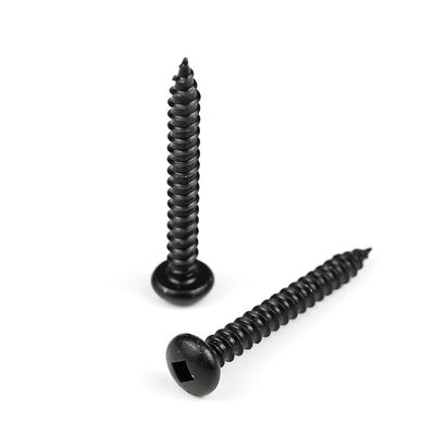Black Ruspert Coating Stainless Steel Square Pan Head Wood Timber Screws