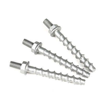 JIS Standard M8 Double Thread Hex Flange Head Self Tapping Concrete Ceiling Anchor Bolts