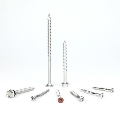 Chinese Type 17 Deck Tornillos Para Washer Head Flat Torx Stainless Steel Wood Screw