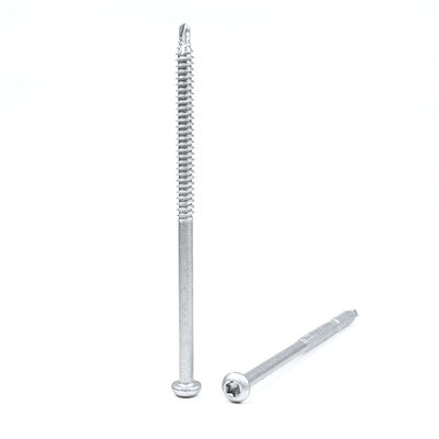 St6.3*125mm Bimetal Galvanised Pan Head Torx Self Drilling Screws Customized Support