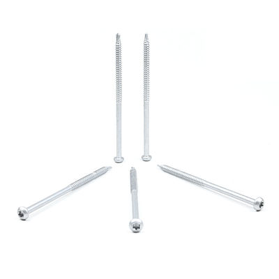 St6.3*125mm Bimetal Galvanised Pan Head Torx Self Drilling Screws Customized Support