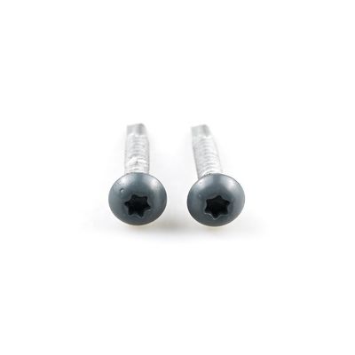 Self-Drilling Screw 12 Bimetal Screw With Epdm Washer Bi Metal Color Coated Torx Pan Head