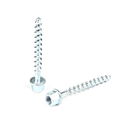 Flange Hexagonal Thread Rod Cement Screw Anchor with Flat Head and T/T Payment Term