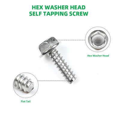 Stainless Steel 304 Screws 14 *3/4" Hex Head Self Drilling Tapping Screws Guaranteed