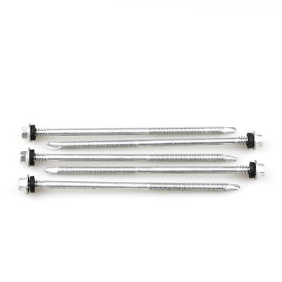 Sandwich Panel Long Self Drilling Screw ST5.5x140 ZINC PLATED Stainless Steel Bi Metal Tek