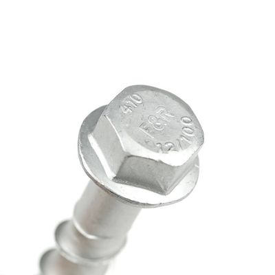 ZINC Large Diameter Flange Hex Head Stainless Steel Concrete Screw Bolt Anchor For Tunnel Decorative Plate