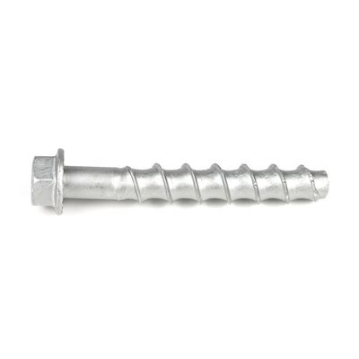 ZINC Large Diameter Flange Hex Head Stainless Steel Concrete Screw Bolt Anchor For Tunnel Decorative Plate