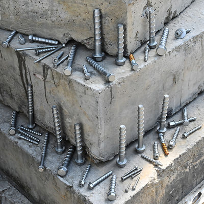 Heavy Duty Coated Hex CSK Head Self Tapping Concrete Screw Anchor Threaded Rod for Masonry