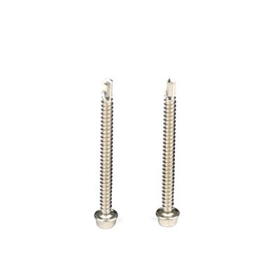Black Sus316 Hex Head Screws Customized Support for Stainless Steel Self Drilling Screws