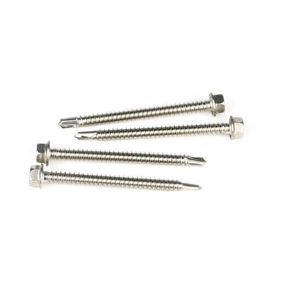 Black Sus316 Hex Head Screws Customized Support for Stainless Steel Self Drilling Screws
