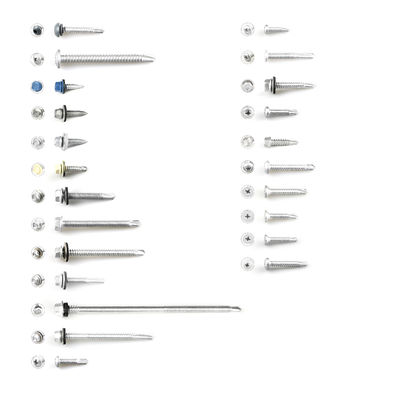 Installation Stainless Steel Hex Washer Head Self Drilling Tek Screws for Wood Metal
