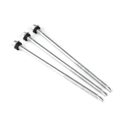 Stainless Steel Unitek Flange Hex Head Bi Metal Roof Sandwich Panel Screw With Epdm Washer