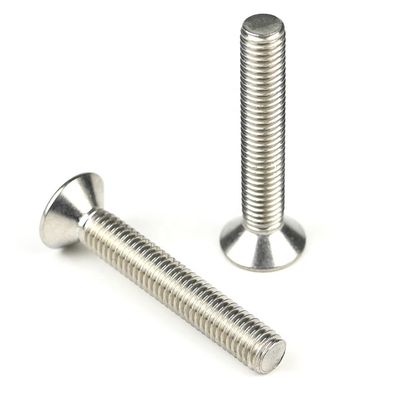 Stainless Steel Flat Machine Screw DIN 7991 Hex Socket Screws with Customized Support