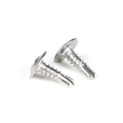 Phillips Wafer Head Self Drilling Screws Stainless Steel 410 M4.2x13mm GB Standard