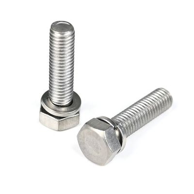Contact Customer Service for Customized Stable A2 Machine Screws M8x32 Mm Hexagon SEMS