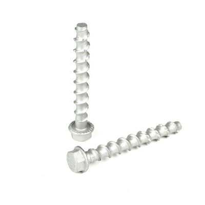 Carefully Crafted M8x75mm Flange Hexagon Head Concrete Screws Stainless Steel 410