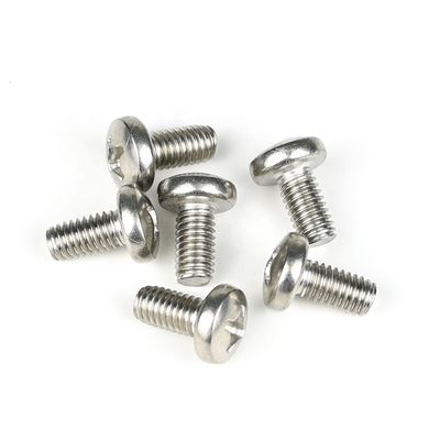 100% QC Tested SUS304 M6 Truss Head Phillips 12mm Pan Head Machine Screw For Gas Stove