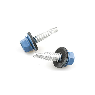 Guaranteed Custom A2 SS Bi Metal Drilling Screw with Hex Flange and Self Drilling Feature