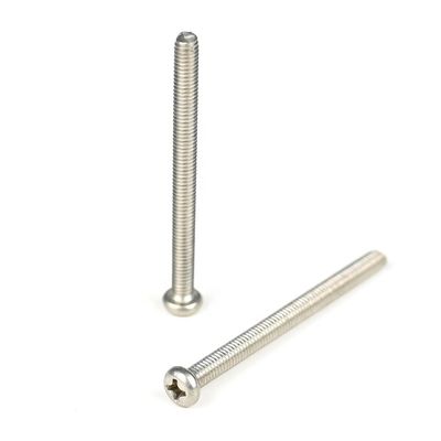 Customized M4x50mm Pan Head Phillips Machine Screws For Gas Stove with Ruspert Finish