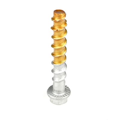 ZINC Finish M6 Hex Washer Head Concrete Screw for Heavy Duty Applications