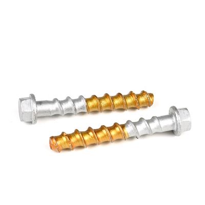 ZINC Finish M6 Hex Washer Head Concrete Screw for Heavy Duty Applications