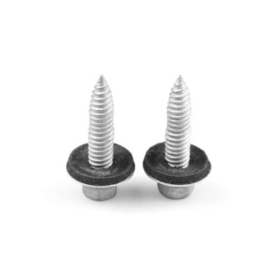 100% QC Tested Bi Metal Self Tapping Sheet Metal Screw 6x25 With Epdm Washer Hex Head