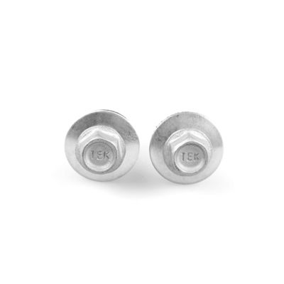 Flat Head Stainless Steel 304 Bimetal Self Tapping Roofing Screws with Rubber Washers