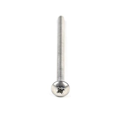 ISO Standard ZINC Finish M4 Button Phillips Head Machine Screw 65mm Stainless Steel SS304