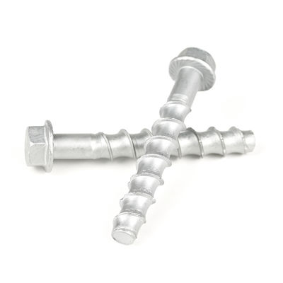 Hex Flange Drive Carbon Steel M12x100mm Concrete Screws for Heavy Duty Applications