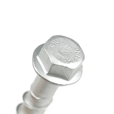 Hex Flange Drive Carbon Steel M12x100mm Concrete Screws for Heavy Duty Applications