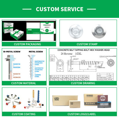 Hex Head Self Drilling Anchor Bolt for Elevator Sill Installation Customized Support