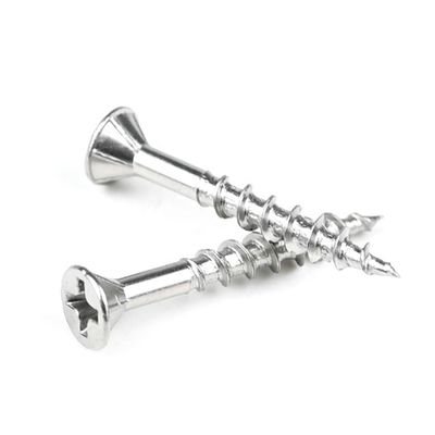 Easy Installation Flat Head Stainless Steel M3.3x25mm Chipboard Screw for Affordable