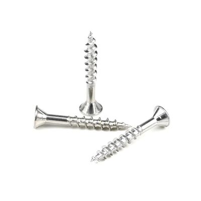 Easy Installation Flat Head Stainless Steel M3.3x25mm Chipboard Screw for Affordable