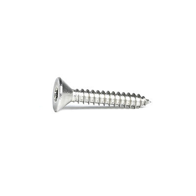 Plain Finish Torx Flat Countersunk Self-Tapping Screws 316 Stainless Steel for Wood