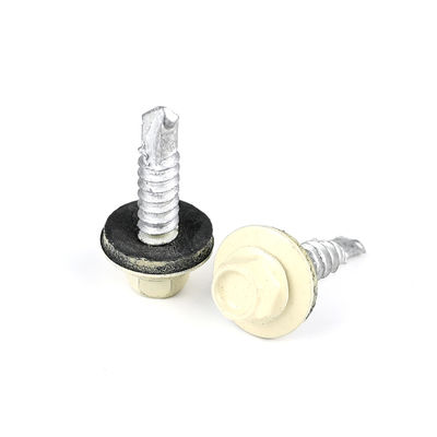 Cup Head Self Drilling Self Tapping Bimetal Screw With Epdm Washer For Construction