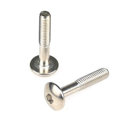 M4 22mm Partial Thread Truss Head Hex Socket Machine Screws for Kitchen Hood