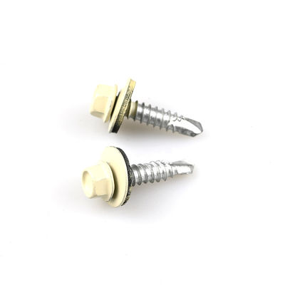 Cup Head Self Drilling Self Tapping Bimetal Screw With Epdm Washer For Construction