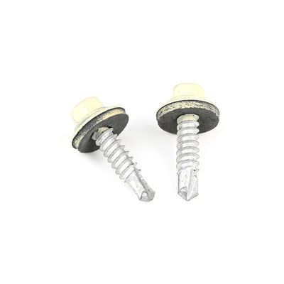 Cup Head Self Drilling Self Tapping Bimetal Screw With Epdm Washer For Construction