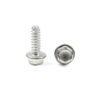 T/T Payment Term 304 Stainless Steel Hex Screw Flat Tail Self Tapping Screw 14 x3/4