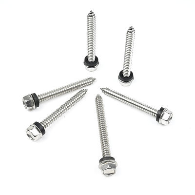 Stainless Steel Roof Shield Self Drilling Flange Tapping Screw With Washer for Needs