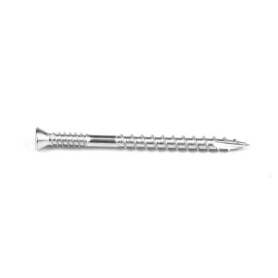 SS316 Type 17 Ribs Square Head Csk Screws For Wood Construction Building Head Style Trim