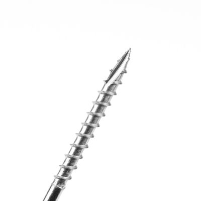 SS316 Type 17 Ribs Square Head Csk Screws For Wood Construction Building Head Style Trim