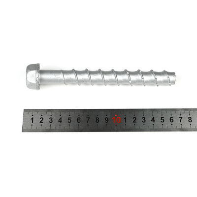 ZINC Finish Multifunction Stainless Steel Fixings 150mm M8 300mm Concrete Screws For Bridges