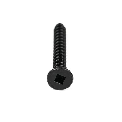 Metric Wooden Construction 410 Stainless Steel Flat Head Black Wood Screws for Wood Ceiling Partition