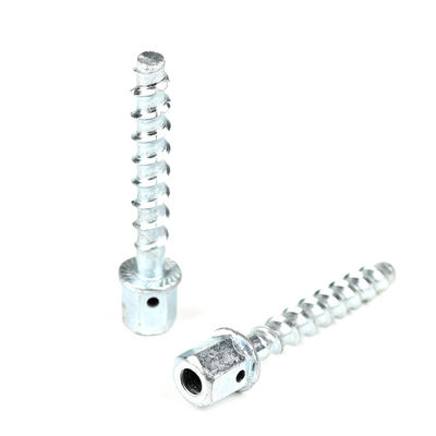 Rail Traffic M10 80mm Plating Thread Rod Flange Hex Tornillos De Anclaje Concrete Screw Anchor For Heating Ventilation System