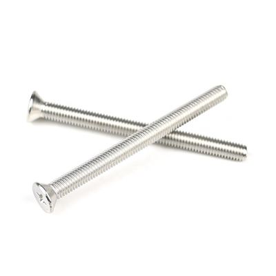 Metric SUS316 M5 Machine Screw 70mm Flat Phillips Din965 for Solar Water Heater Easy