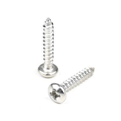 Pan Head Phillips Wood Screws in 304 Stainless Steel for Wood Guardrail Construction