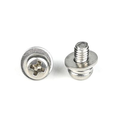 Metric M4 X 12mm Pan Head Phillips Machine Screws for Solar Water Heater Installation
