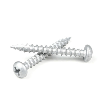 Metric GB Standard Ss410 Stainless Steel Type 17 Decking Screws 4.1x35 Small Phillips